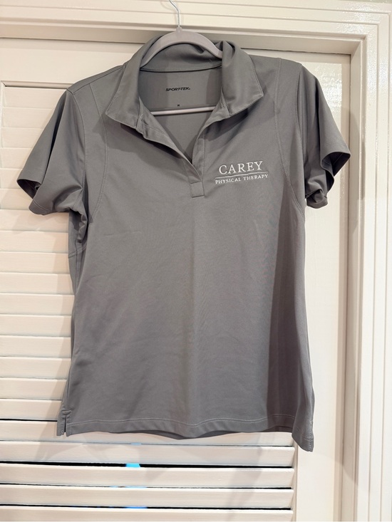 Sport-Tek Tops - Sport-Tek Gray William Carey Physical Therapy Polo Shirt